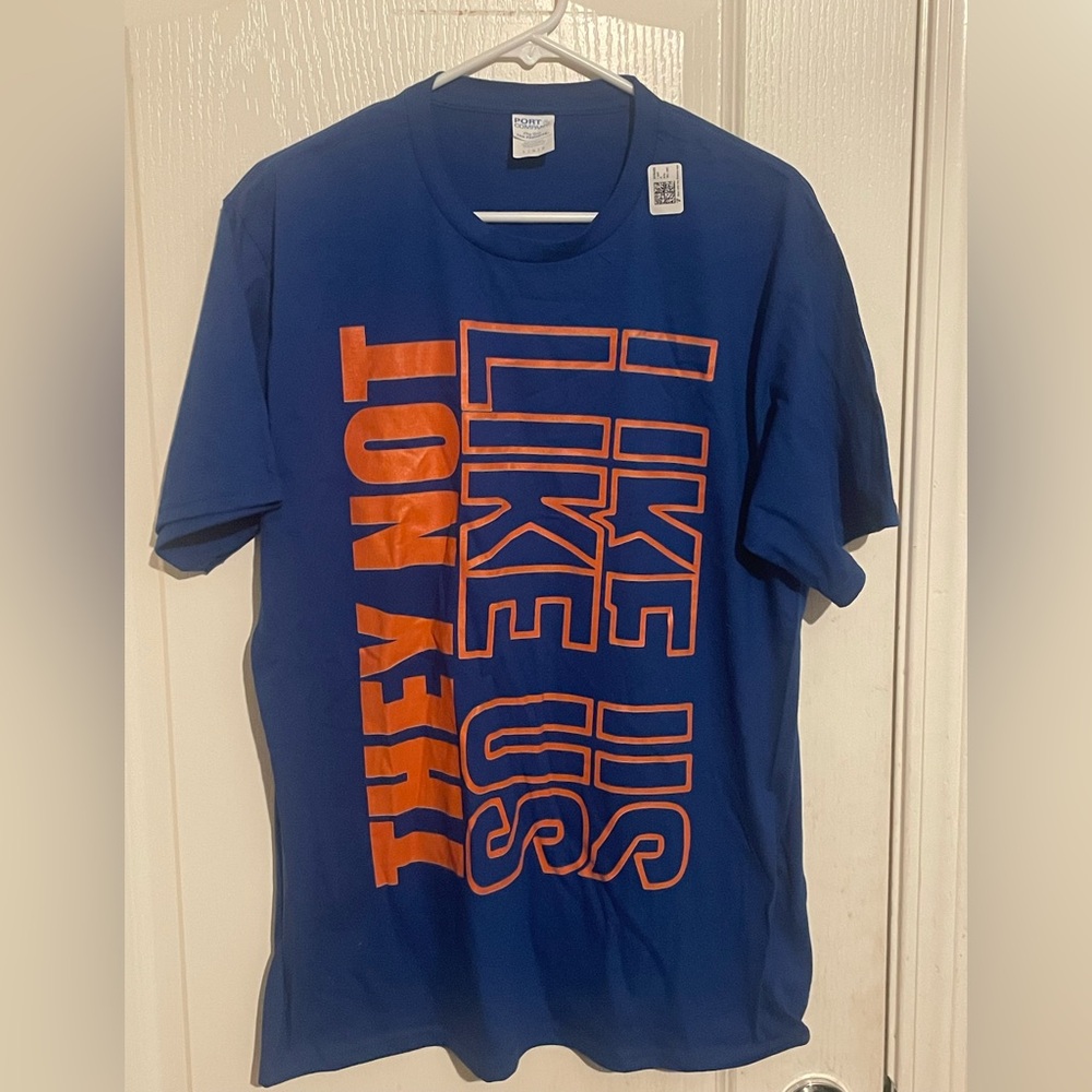 “They Not Like Us” Blue Graphic T-Shirt